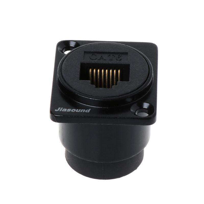 Mô-đun Loại D, Cáp Ổ Cắm RJ45 Đầu Nối Tín Hiệu Cái, Bộ Chuyển Đổi Giao Diện Mở Rộng Ethernet Mạng Gắn Bảng Cat6