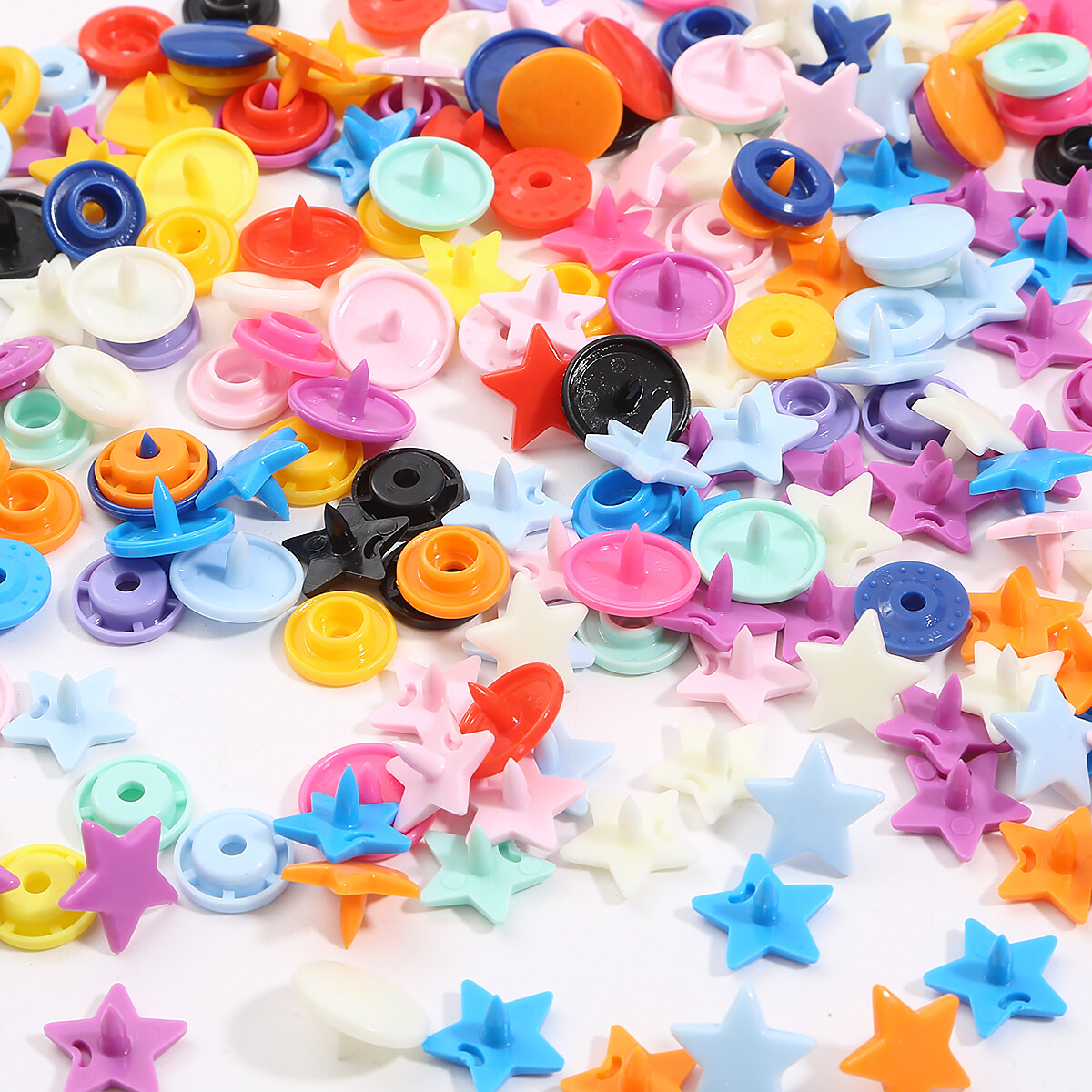 50pcs Multi Shape Plastic Cartoon Clothing Sewing Buttons Garment DIY  Accessories
