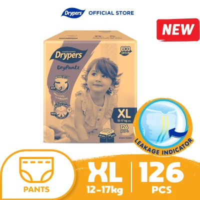 Drypers Drypantz XL42s x 3 packs (126pcs) BOX