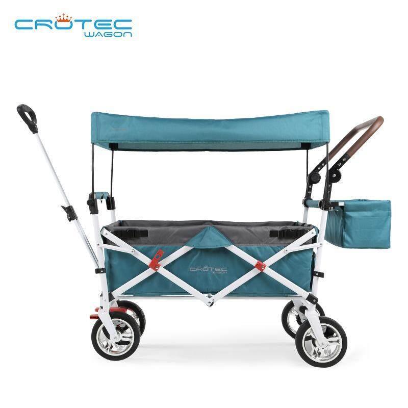 Crotec Wagon 3 In 1 Twin Trolley Multiple Outdoor Stroller Picnic Shopping Cart Multi Travel Trailer Trike Singapore