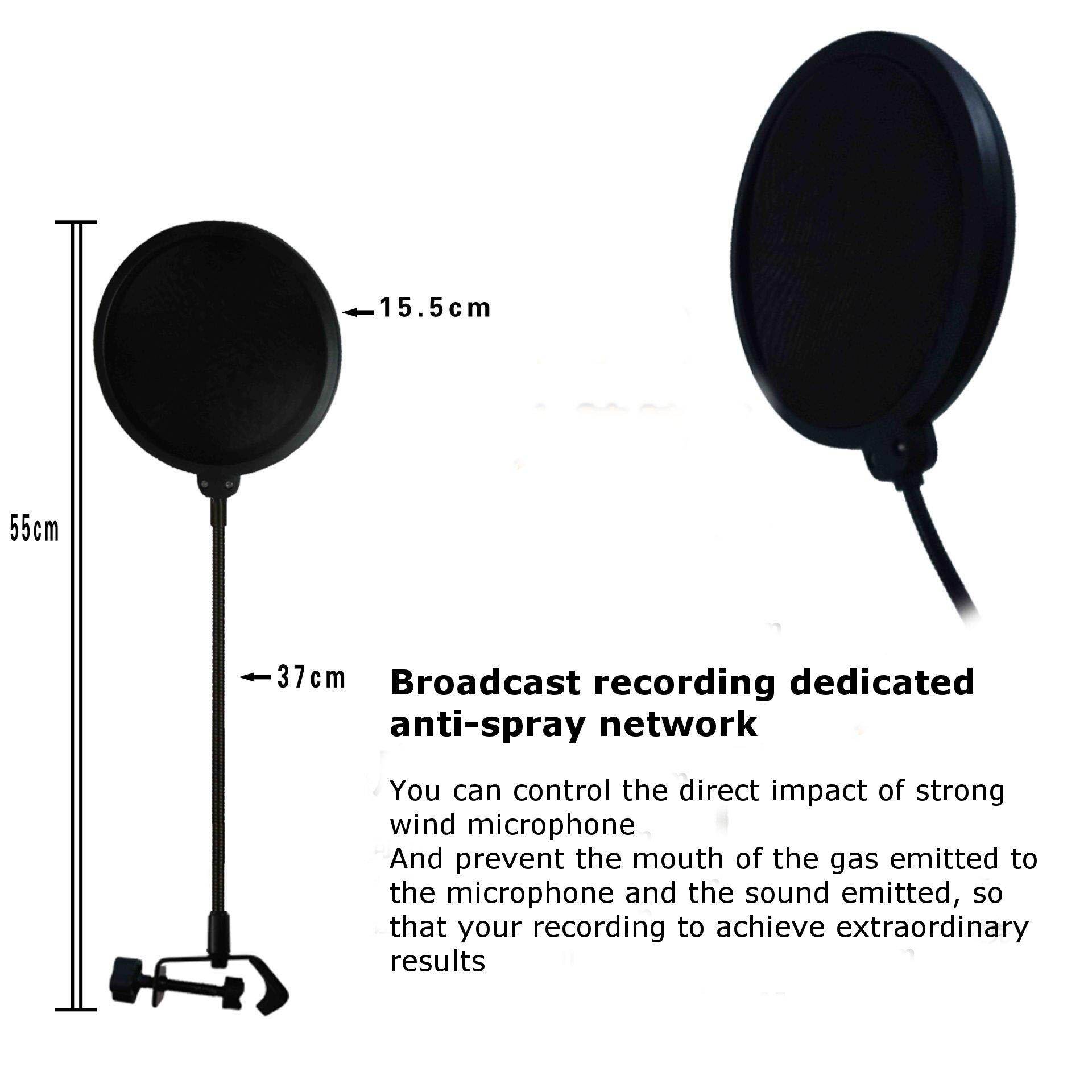 thumbnail image 2 of Hakeeta Pop Filter Mask,15.5cm Diameter Pop-up Filter Spray Hood 2 of 9