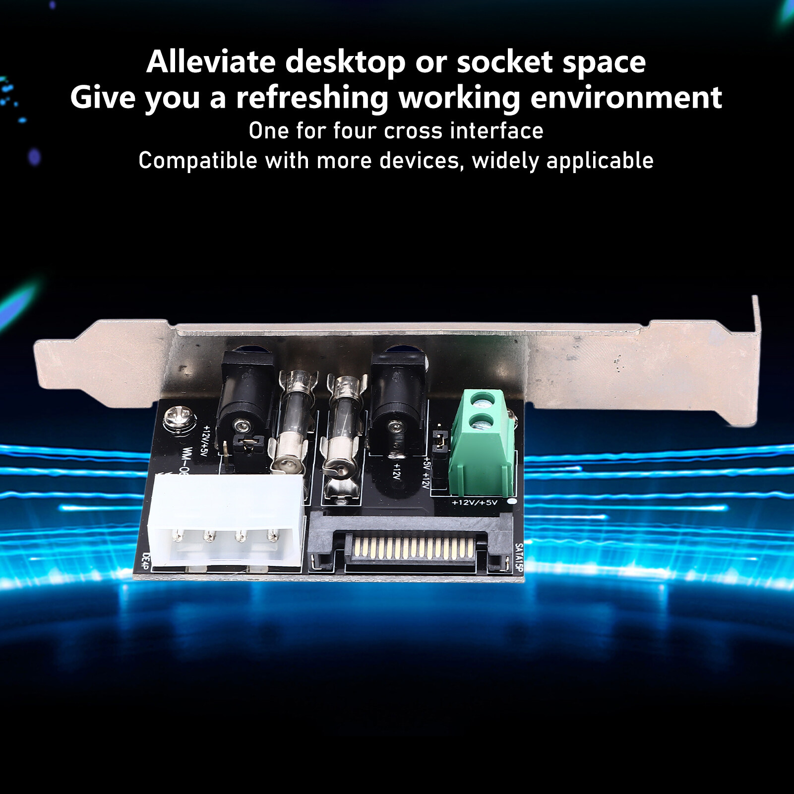 ATX Power Board ATX Power Adapter Board เดสก์ท็อปพีซีแชสซีภายนอก DC