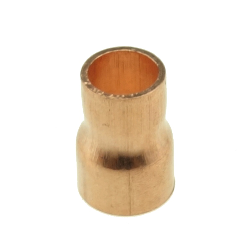 Copper plumbing pipe fitting welding reducer coupler end feed 8 10 12.7 19 22 25mm id
