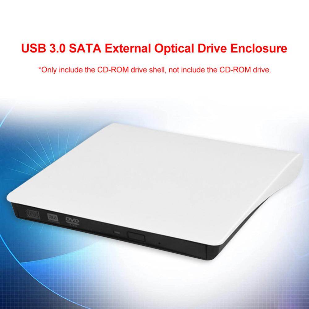 Chống trượt USB 3.0 SATA DVD gắn ngoài CD-ROM RW Máy nghe nhạc Ổ đĩa quang vỏ ngăn