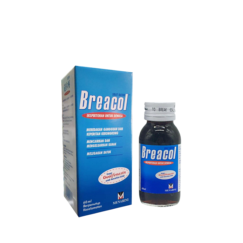 Breacol Cough Syrup 60 Ml Adult Lazada