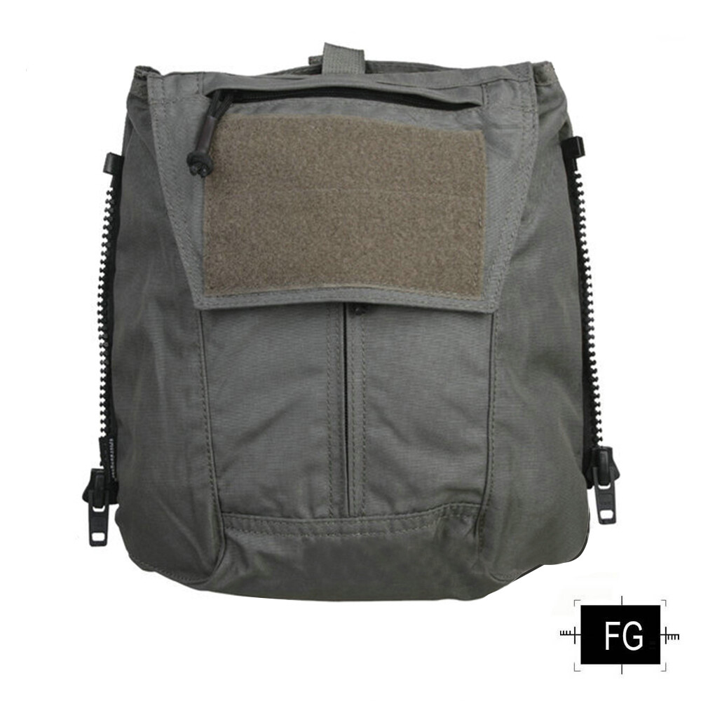 EmersonGear Tactical Vest Panel Back Pocket Zippered Panel Accessory Backpack for AVS JPC2.0 CPC Vest