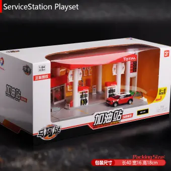 gas station toy trucks
