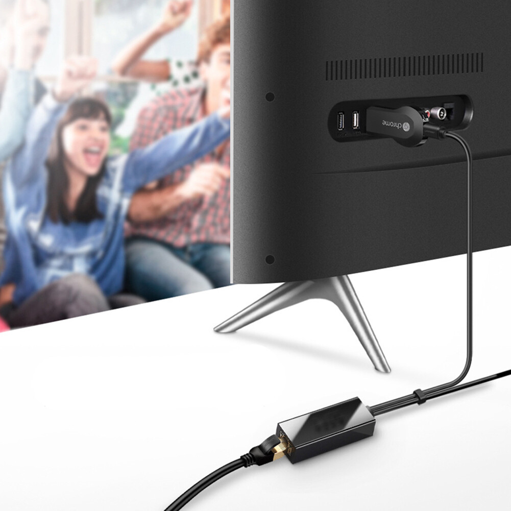 Ethernet Adapter for Amazon Fire TV Google Home Mini Chromecast Ultra 2 1