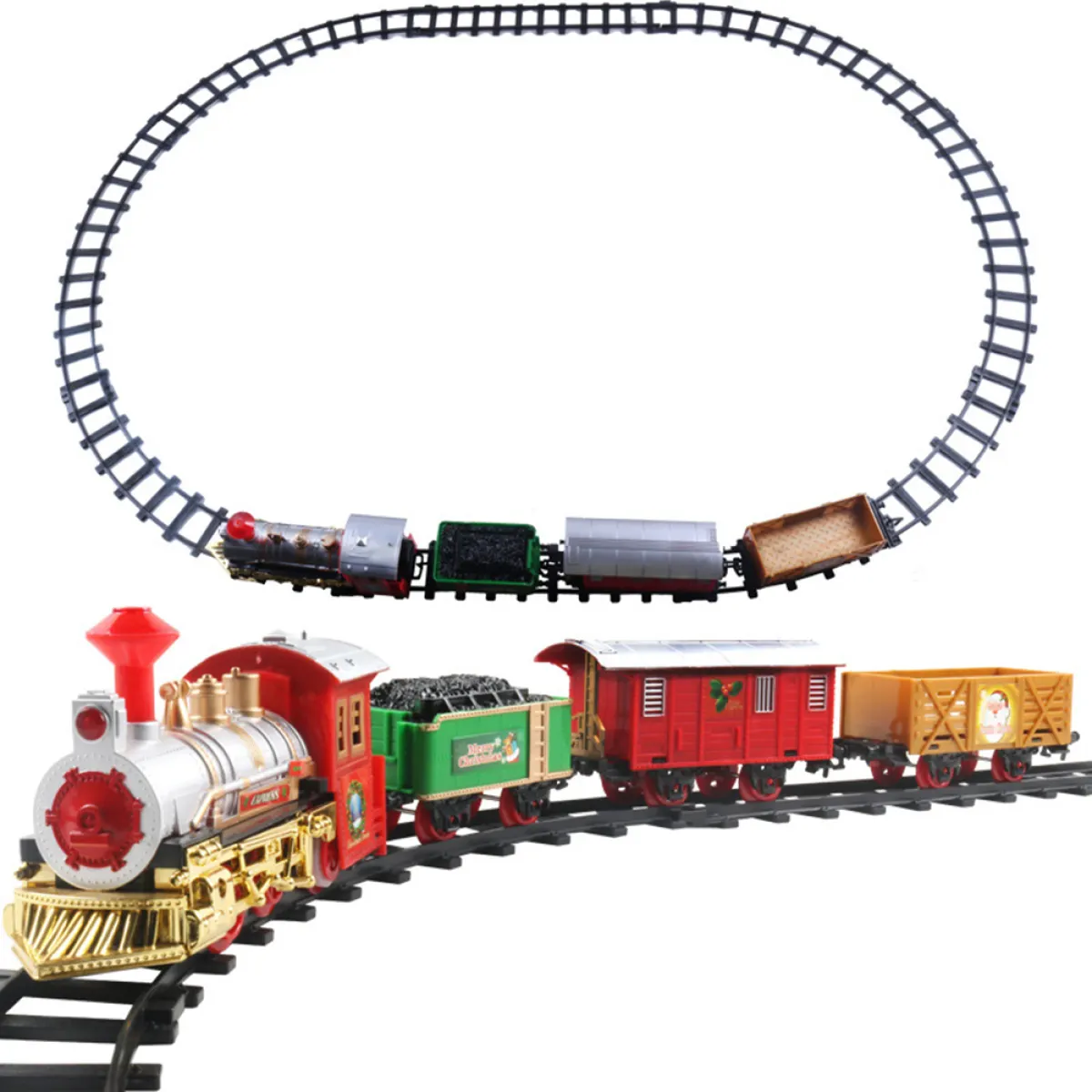 light up train set