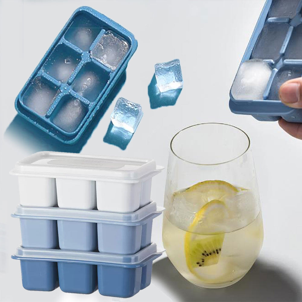 Silicone Ice Cube Maker Form for Ice Candy Cake Pudding Chocolate Molds Easy-Release Square Shape Ice Cube Trays Molds