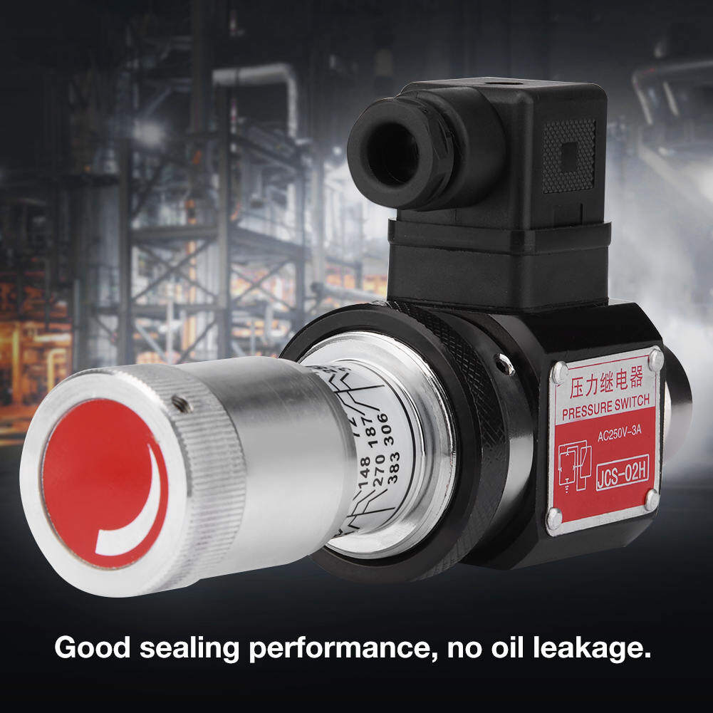 JCS-02H Pressure Relay Valve PT1/4 Hydraulic Pressure Relay Hydraulic Pressure Switch Pressure Relay 5-35Mpa 50-350k