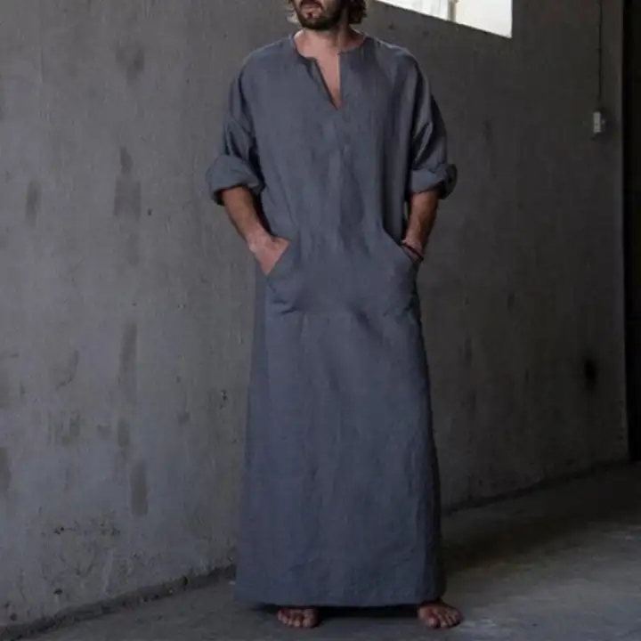 mens kaftan dressing gown