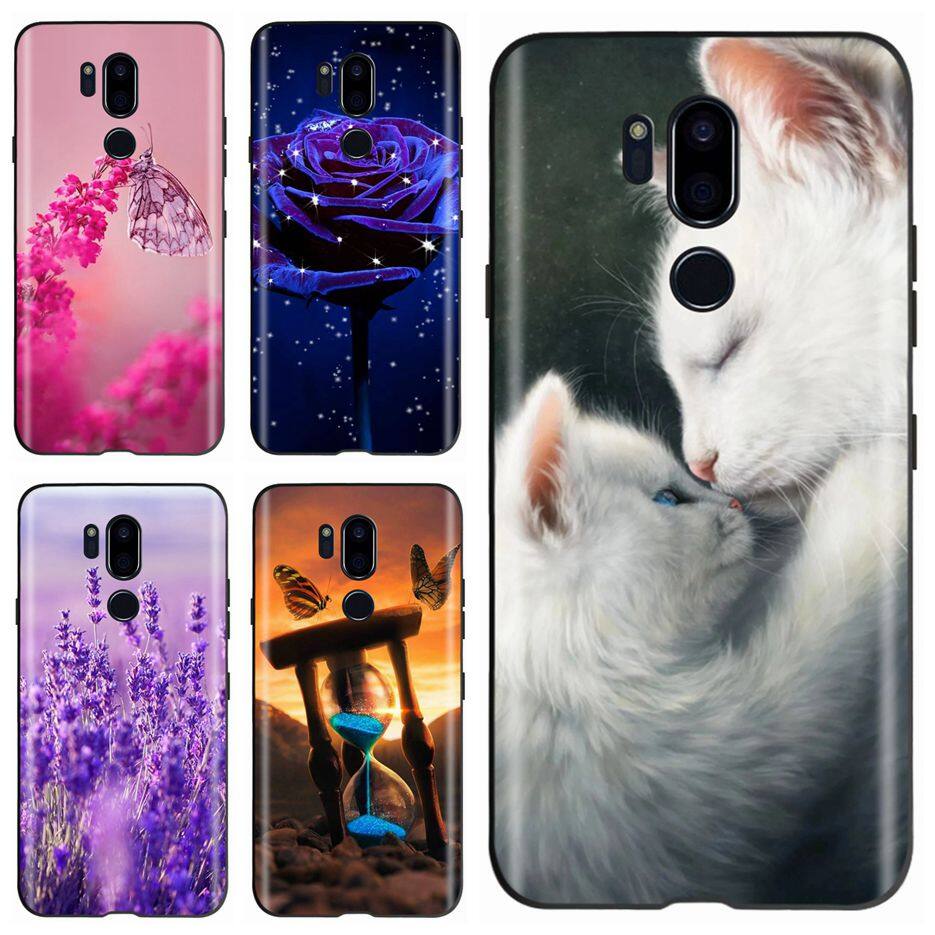 For lg g7 thinq case new fashion pattern cover soft tpu shockproof phone case for lg g7 thinq g710 lm-g710 casing 6.1''
