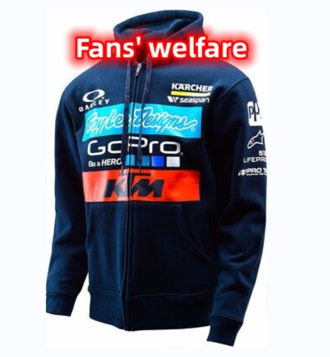 Fans' welfare Team TLD KTM Casual Sweater TLD Racing Suit Sweater Motorcycle Suit Coat Sweater Zipper