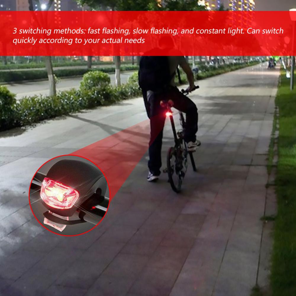 Dẫn Xe Đạp Silicone phía trước phía sau Ánh Sáng Thiết lập đèn pha xe đạp đuôi đèn cảnh báo