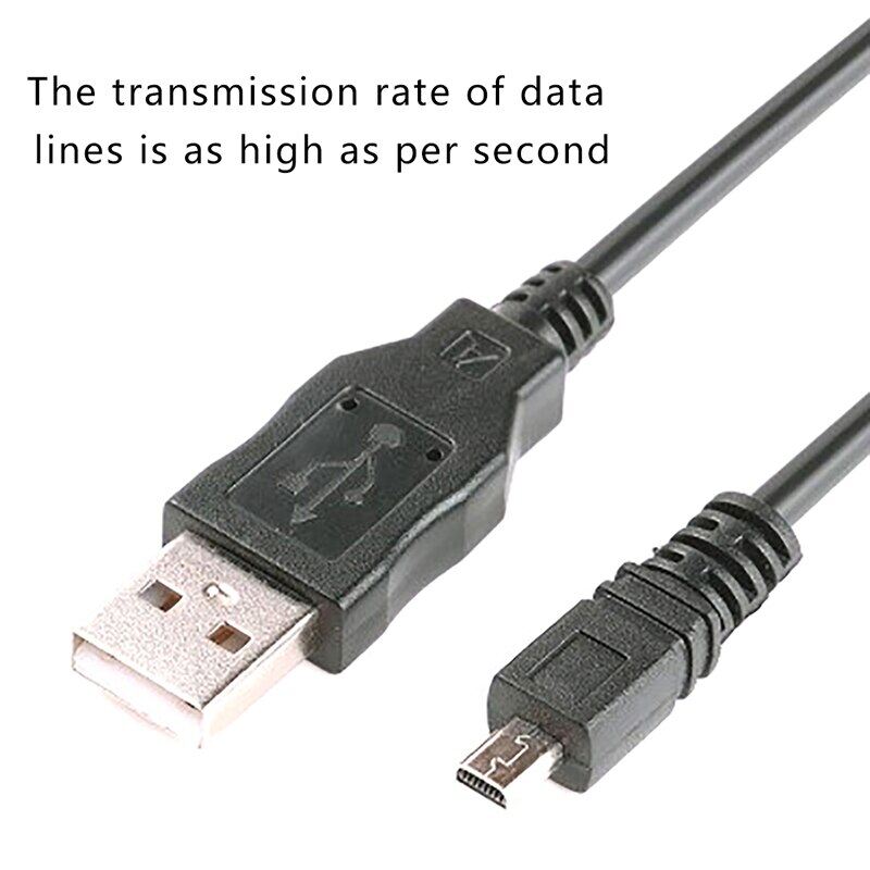 {：“》—— 8 Pin USB Data Cable For Nikon D7200 D3200 D5500 D5100 D5200 D7100 P7100 Charging Data Cable For Pentax Panasonic SONY Camera