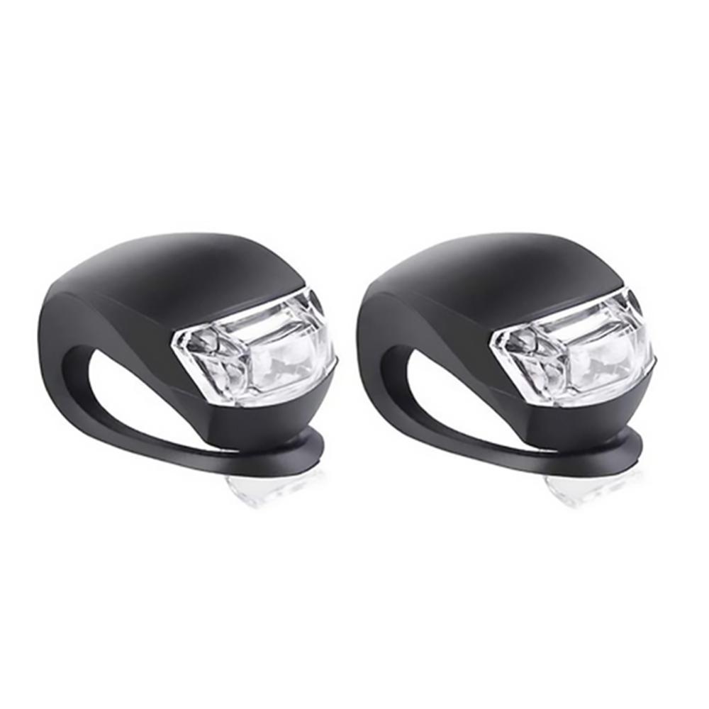Dẫn Xe Đạp Silicone phía trước phía sau Ánh Sáng Thiết lập đèn pha xe đạp đuôi đèn cảnh báo