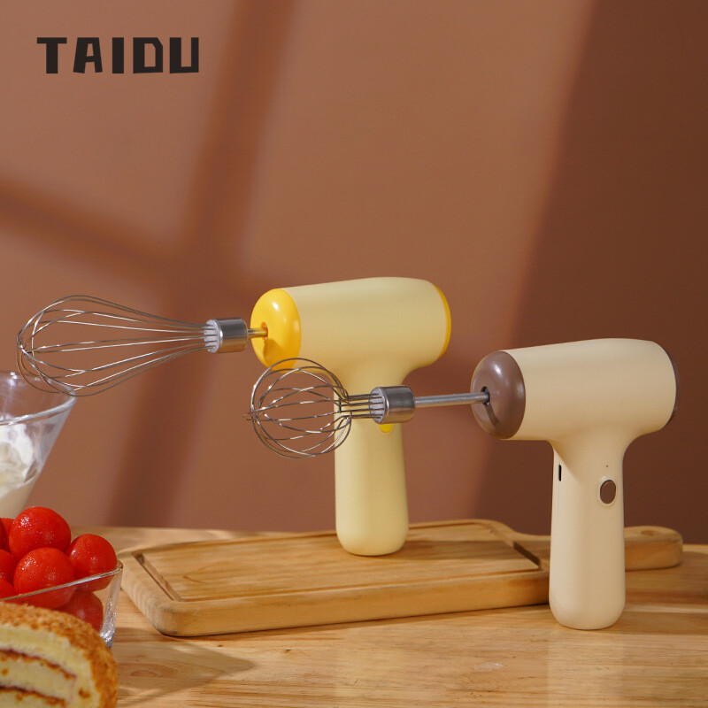 TAIDU Máy Đánh Trứng Điện Không Dây Máy Trộn Cầm Tay Máy Đánh Kem Làm Bánh Máy Đánh Trứng