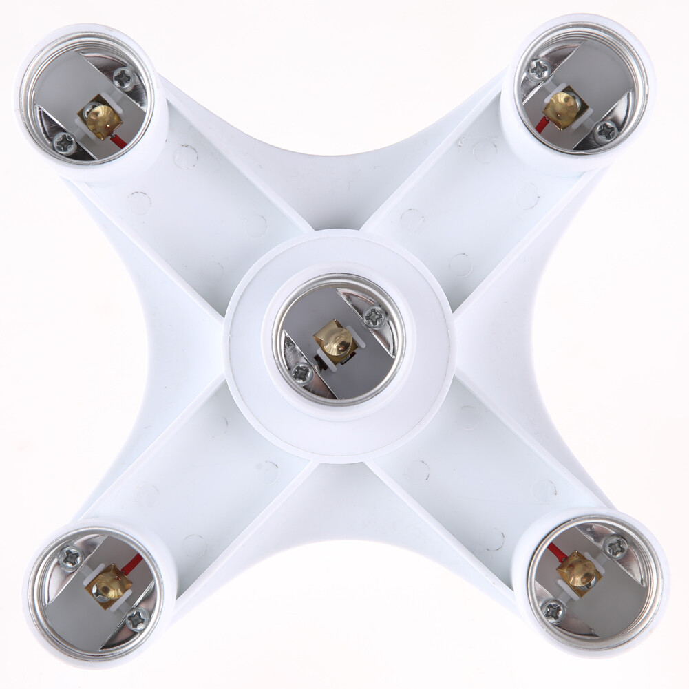 Base Socket Splitter Light Lamp Bulb Adapter Holder Enhanced brightness