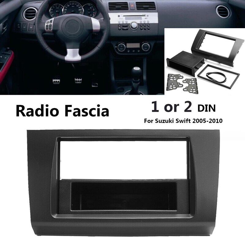Fascia for Suzuki Swift 2004-2010 face plate install panel dash kit radio facia 