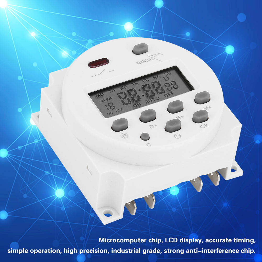 Time switch Relay CN101A DC 12V Mini LCD Digital Microcomputer Control Power Timer Switch