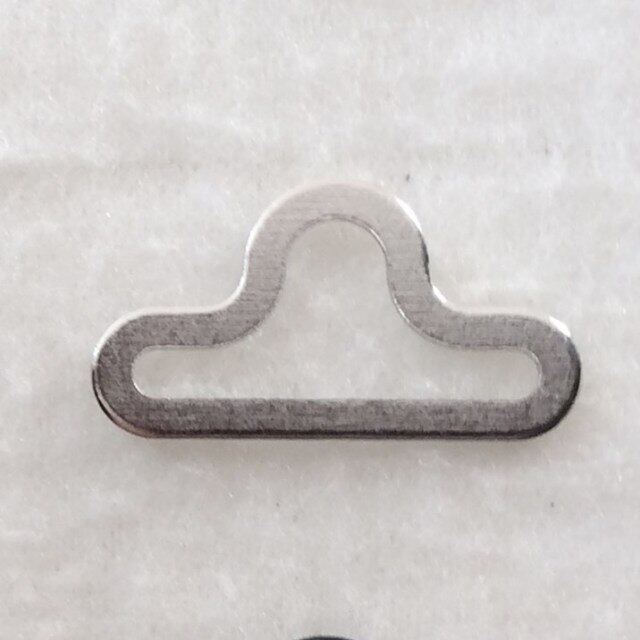 Chenkai 100เซ็ต/ล็อตผูกโบว์ปรับได้ Hook Buckle คลิปหนีบโบว์ผูก19มม.ฮาร์ดแวร์เนคไท Hook คลิปผูกเน็กไทตัวยึด