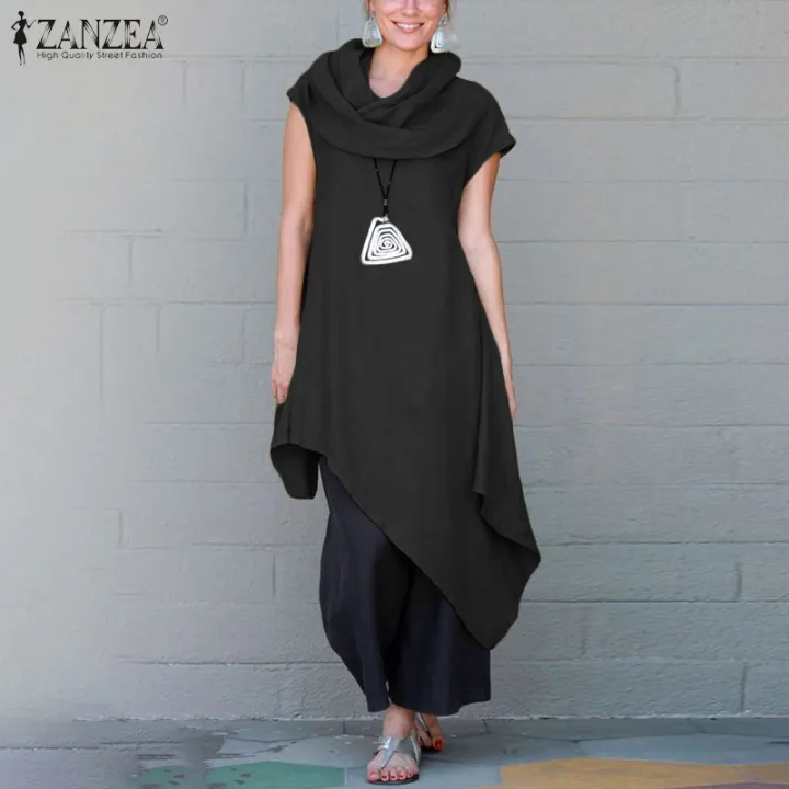 cowl neck summer dress