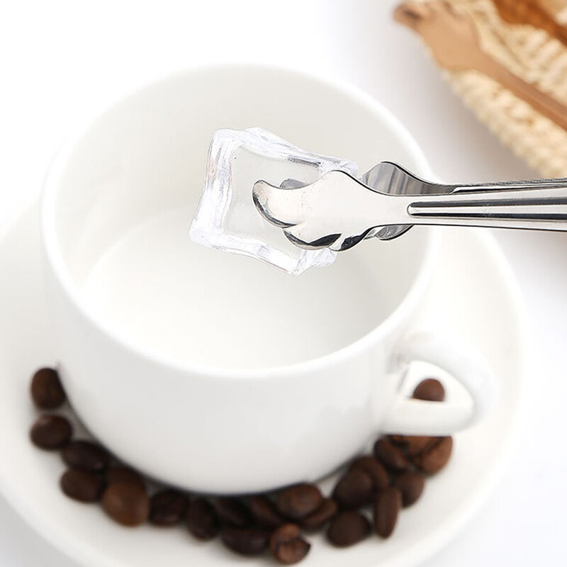 Ice Cube Clip Sugar Tong Bar Ice-cube Picker Clamp Kitchen Accessory