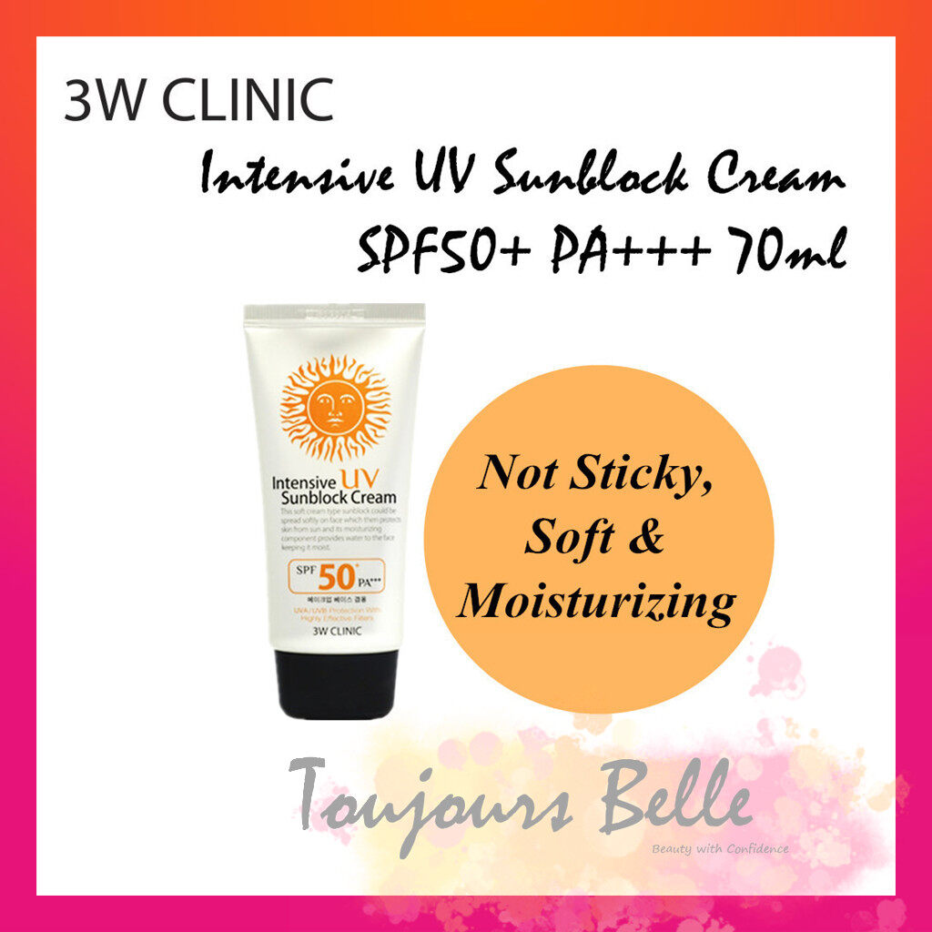 3w clinic sunblock physical or chemical