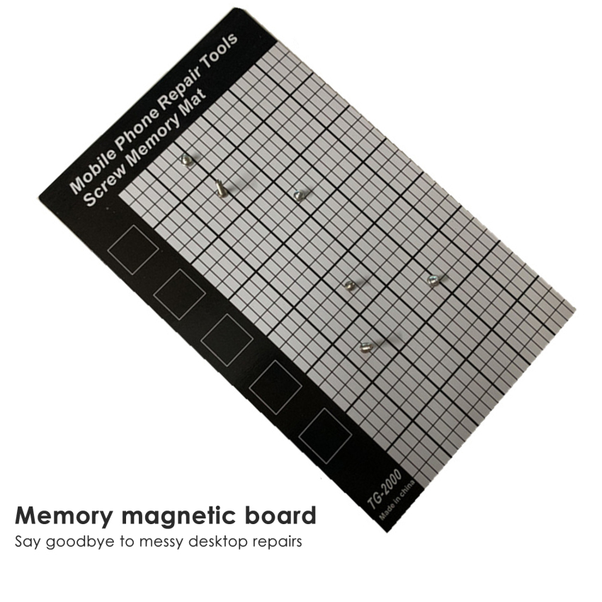 【In Stock】Universal Magnetic Screw Mat Magnetic Working Pad Memory Chart Work Pad Mobile Phone Repair Tools 145 X 90mm Hand Tool Set