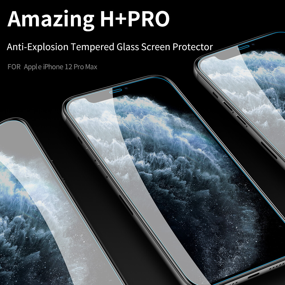 Nillkin 0.2mm Glass for iPhone 12 mini / iPhone 12 Pro / iPhone 12 / iPhone 12 Pro Max Screen Protector H+Pro Anti-Explosion Anti-Fingerprint 9H Super Thin Tempered Glass Film