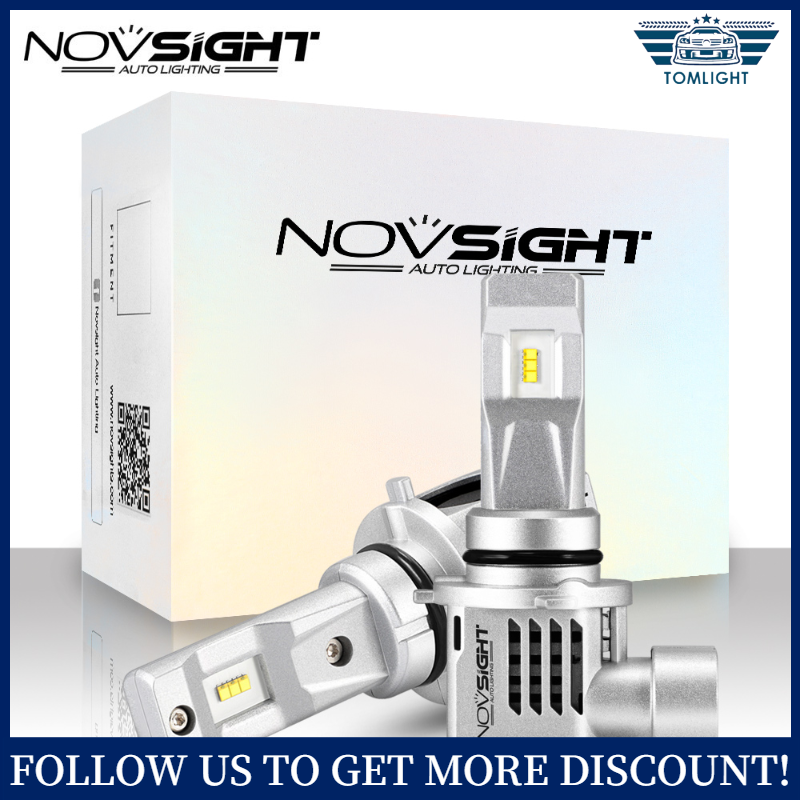【Novsight】đèn Pha Ô Tô Led 9005/HB3, Cặp Đèn Pha Ô Tô Hi/Lo Chùm Sáng 10000lm 6000K