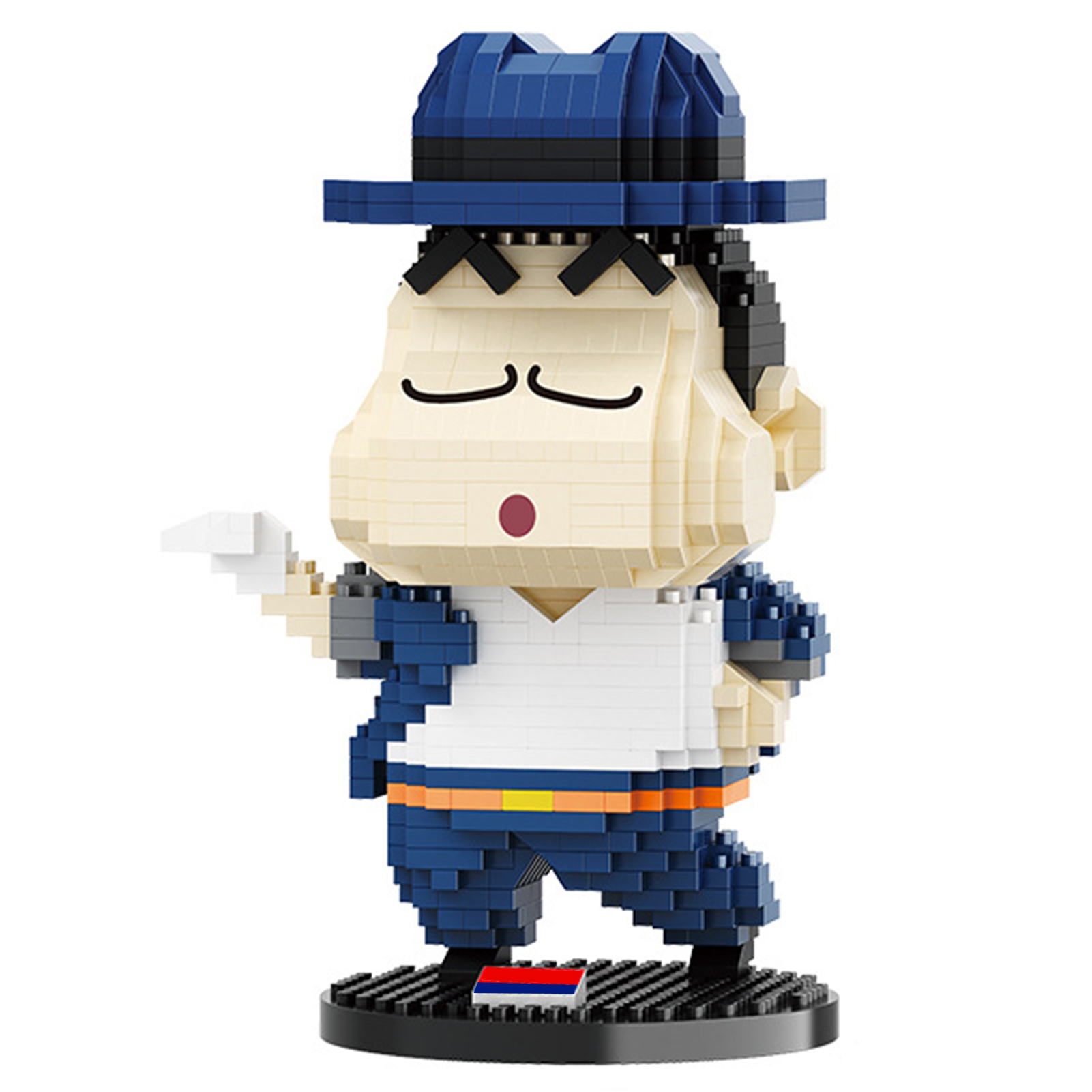1Set Building Bricks Cartoon Logic Thinking Training Exquisite Anime Crayon Shin Chan Building Blocks for Children