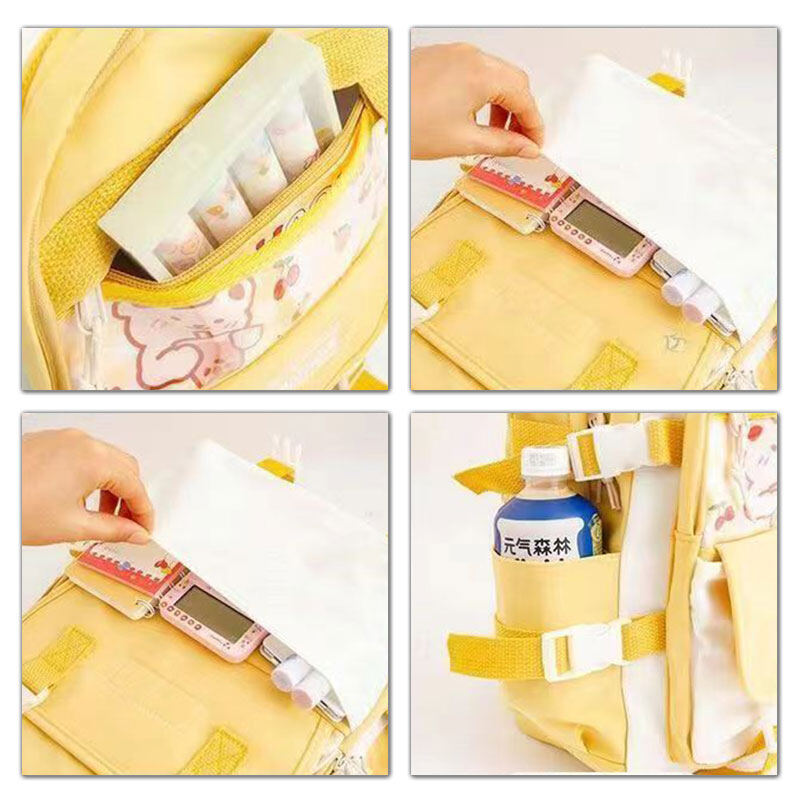 student backpack junior high school computer bag Large-capacity backpack for college students