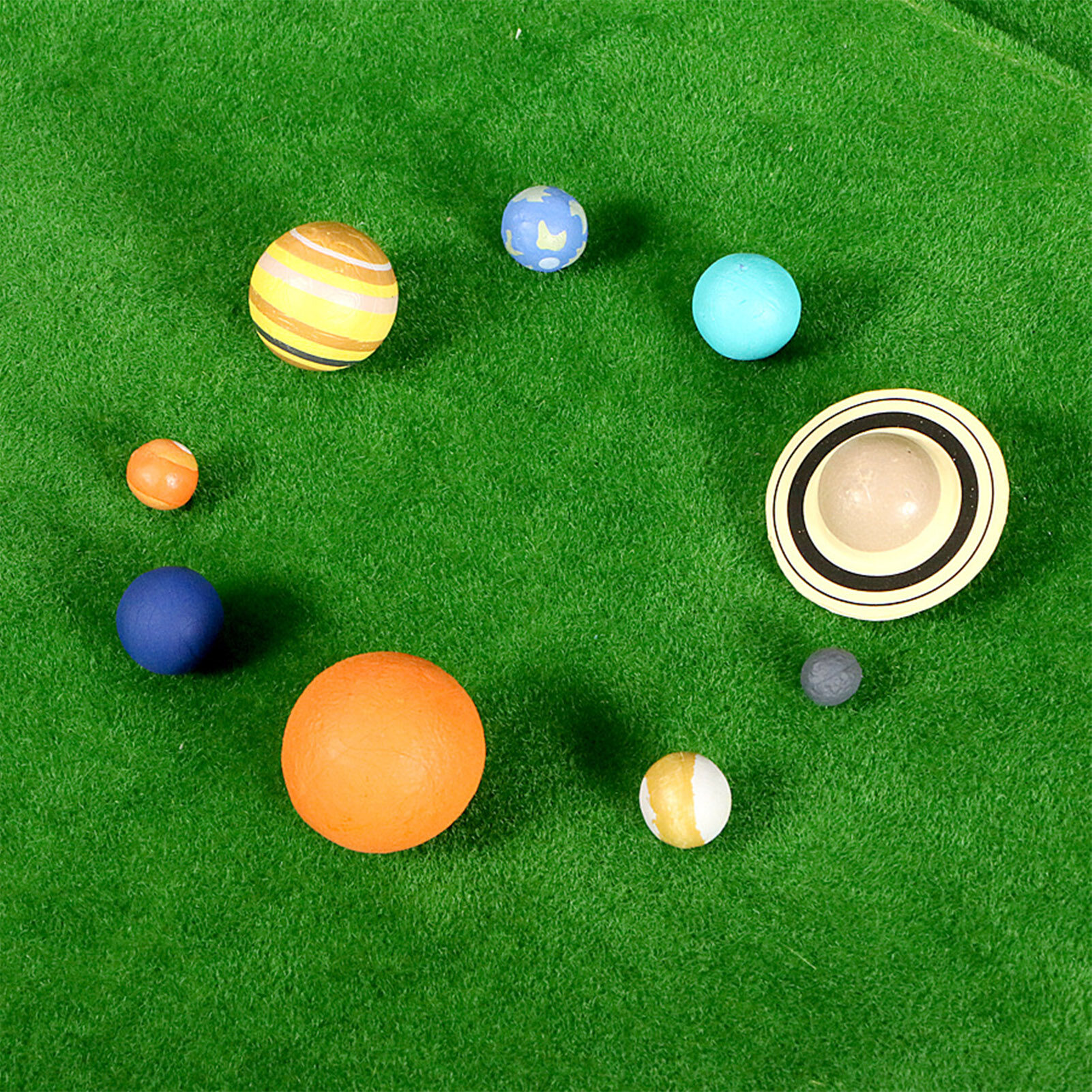 9pcs Solar System Teaching Model Planet Model Astronomy Science Early Learn Toy