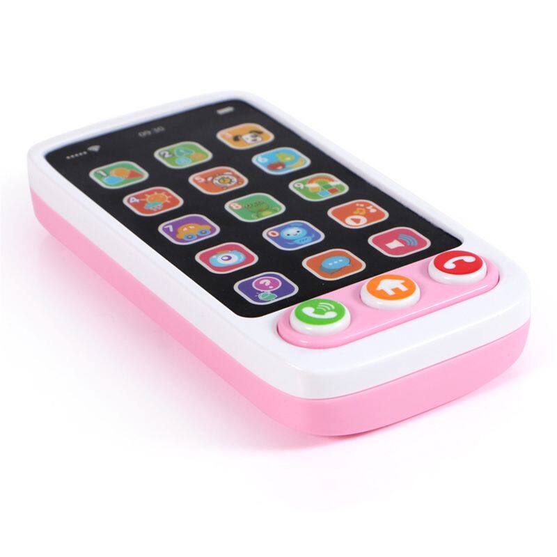 High Quality Kids Smart Screen Mobile Phone Toy Multi-function Simulation Children Puzzle Early Education Mobile Phone T
