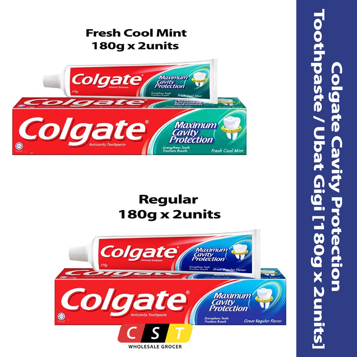 Colgate Cavity Protection Toothpaste Ubat Gigi 180g X 2units Lazada