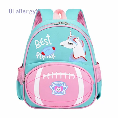ULAB Cartoon Unicorn Kids School Bag Kawaii Soft Pink Unicorn Cute Kindergarten Backpack Toddler Baby Bag Children Gift