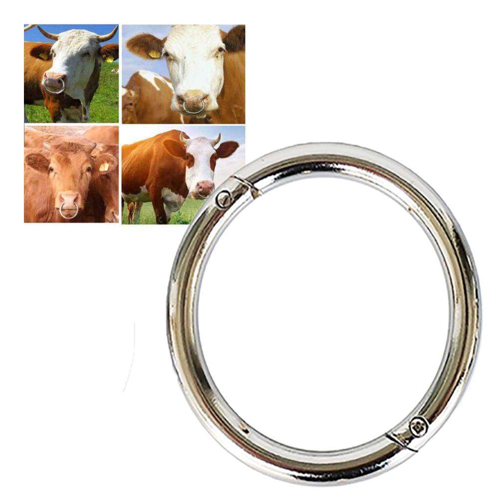 1pcs Big Cattle Nose Ring Cattle Traction Ring Large Circle Stainless Steel Bull
