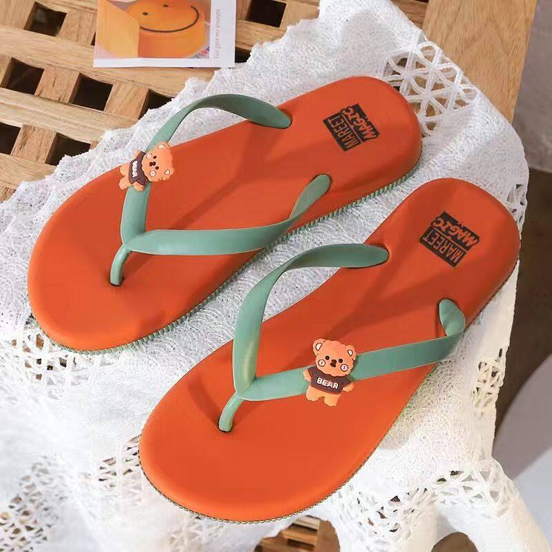 2023 new herringbone slippers women's anti-skid soft bottom sandals summer sandals