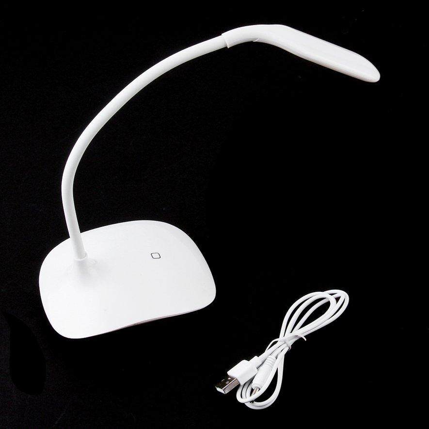 [[Flash Sale] Sạc USB Mắt chăm sóc Bảo Vệ Bàn Làm Việc/Bảng Đèn LED 18 Đèn Cảm Ứng Trắng