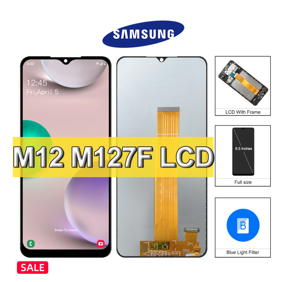 6.5" Original Replacement LCD For Samsung Galaxy M12 M127F SM-M127F/DSN ...