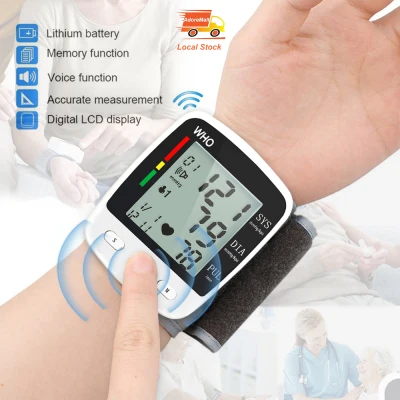 Blood Pressure Monitor Automatic Blood Pressure Measurement USB Charging Voice Broadcast function Chargable Wrist sphygmomanometer