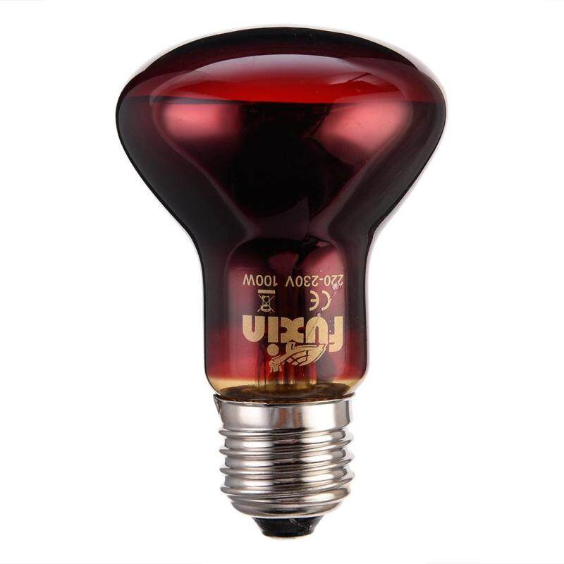 FAMURE 60W/75W/100W Lưỡng Cư Chim Rắn Bò Sát Màu Đỏ Ánh Sáng Ban Đêm Đèn Sưởi Ấm Với Logo