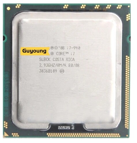 Yzx core i7 940 i7-940 2.9ghz quad core 4-cores cpu processor 130w 8m lga 1366