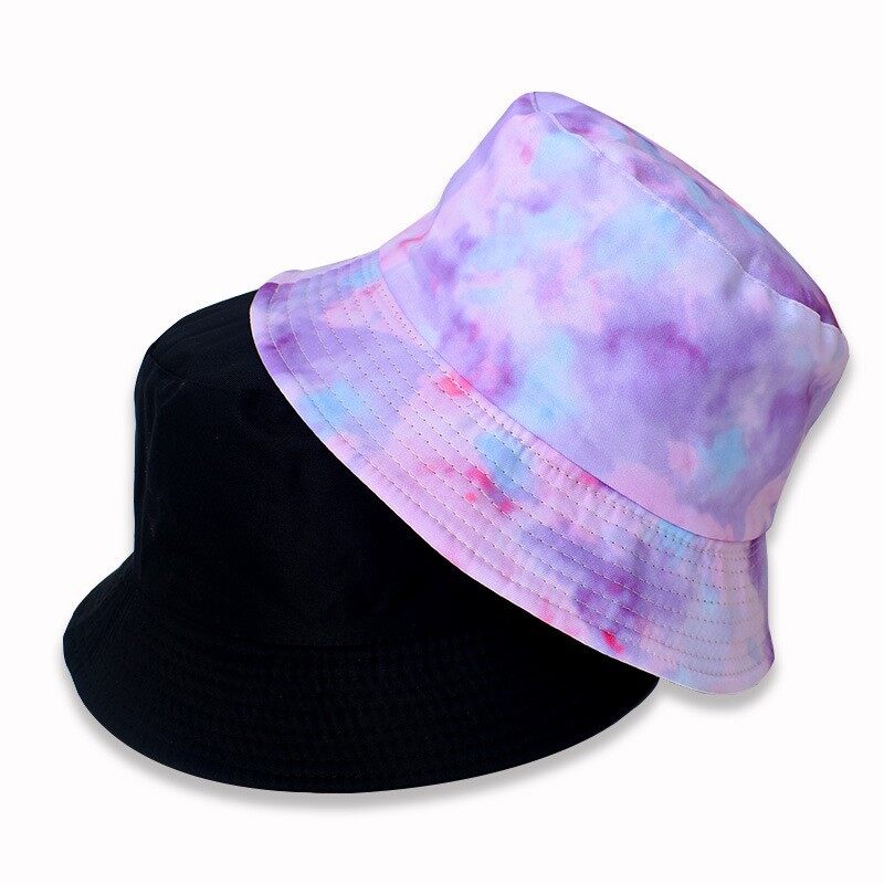 cotton bucket hat plain casual caps 