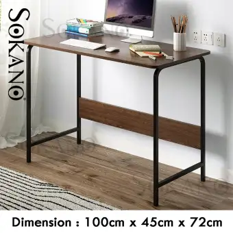 Sokano B2642b Home Office Desk Modern Desktop Wood Table Living