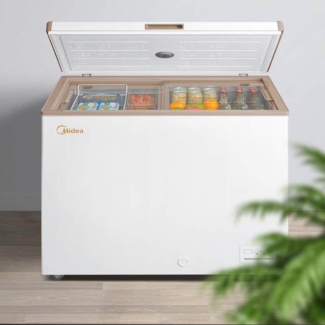 refrigerator Midea 278 Liter Freezer Home Commercial Top Open Cold