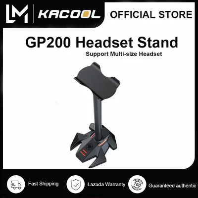 Plextone GP200 Headset Stand Aluminum Alloy Rock Steady Holder Solid Base Antiskid Stable Stand For G800 And Other Gaming Headset