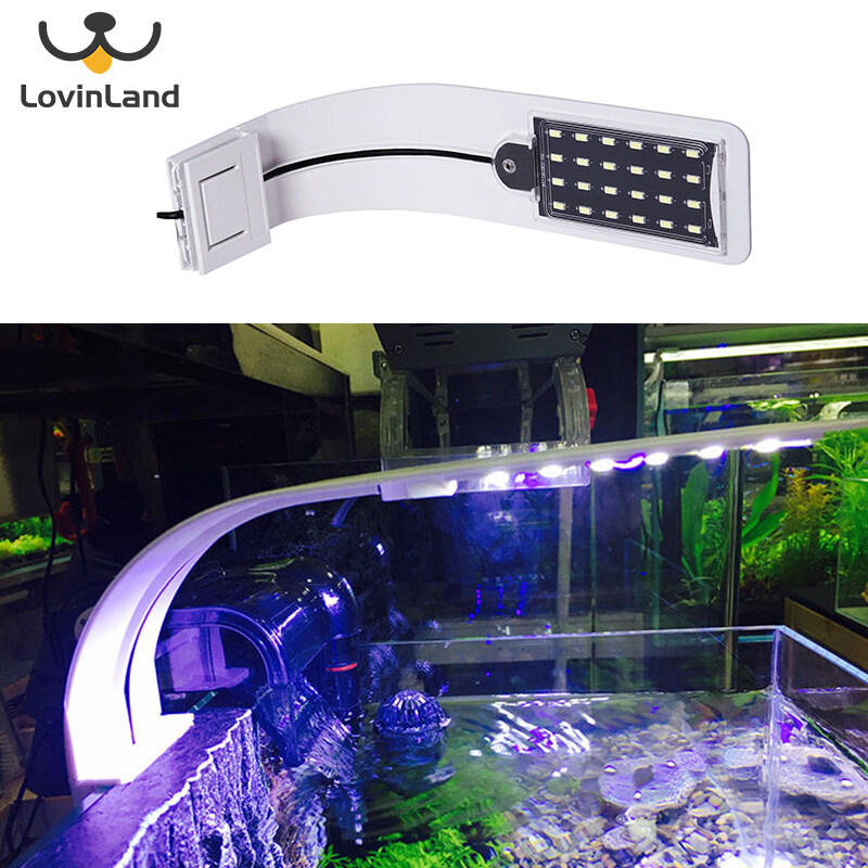 Lovinland Đèn Bể Cá Đèn Kẹp Bể Cá LED Siêu Mỏng Đèn Thủy Sinh Đèn LED Nổi
